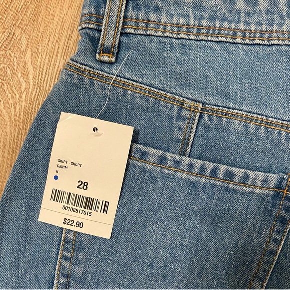 NWT F21 Mini Jean Skirt - High Waisted - Picture 4 of 5